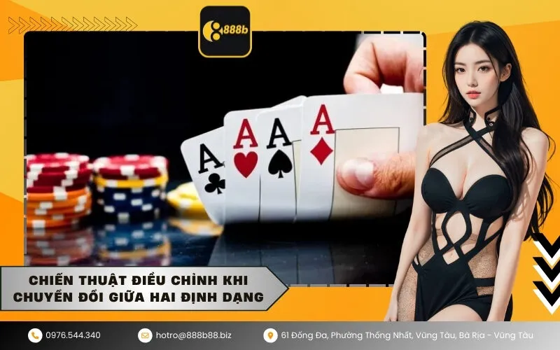 Chiến thuật điều chỉnh khi chuyển đổi giữa hai định dạng