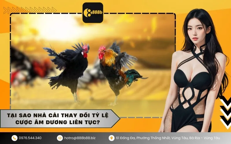 Tại sao nhà cái thay đổi tỷ lệ cược âm dương liên tục