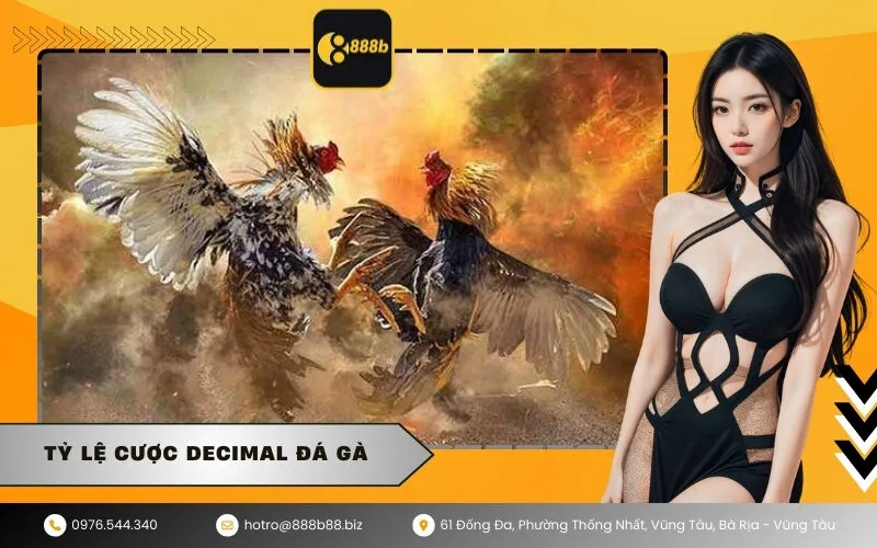 Tỷ Lệ Cược Decimal Đá Gà